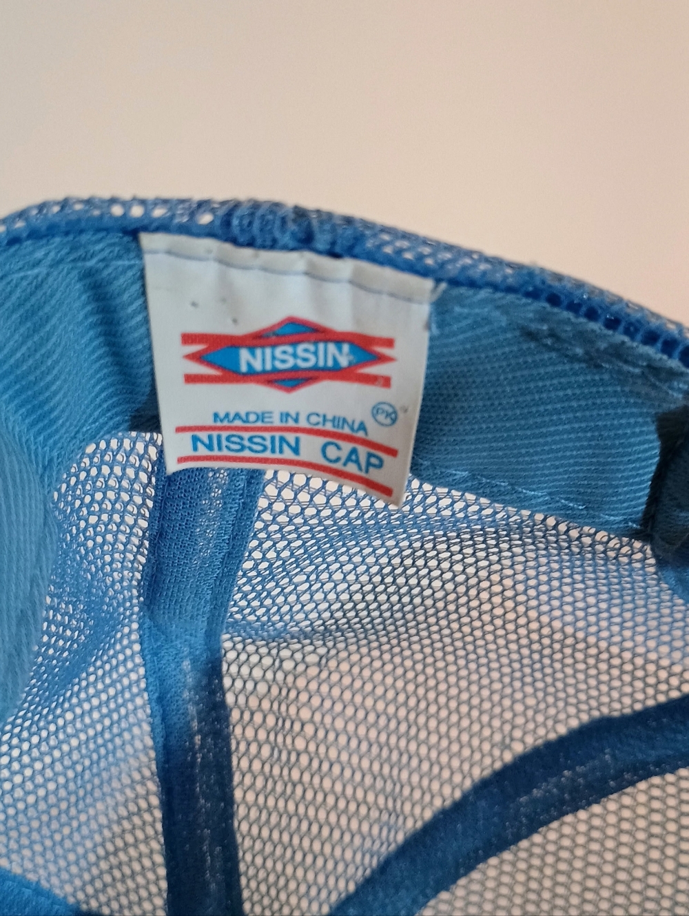 Nissin Vintage Trucker Blue Mesh Snap Back South Dakota Western - Picture 5 of 5